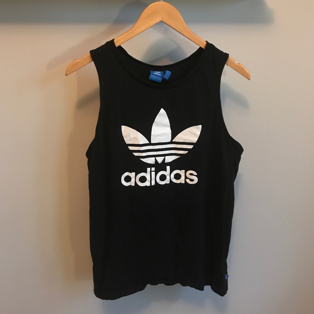 Adidas trefoil classic loose women’s tank in black